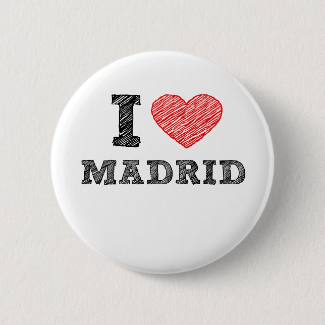 I Liebe Madrid Button (Vorderseite)