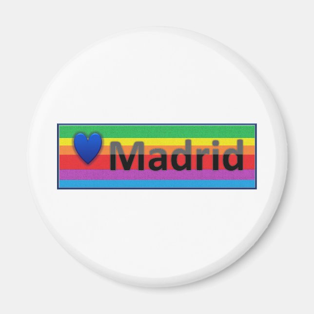 I Liebe Madrid Magnet (Vorne)