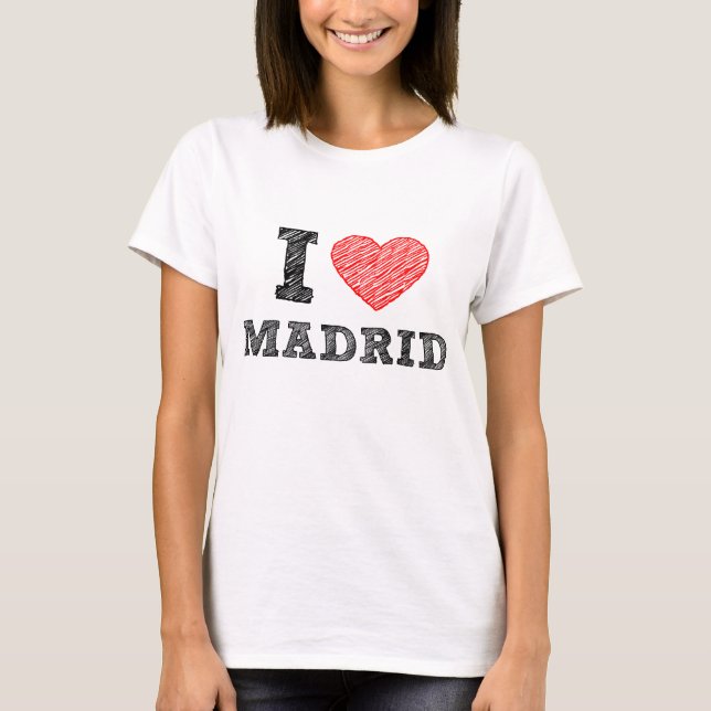 I Liebe Madrid T-Shirt (Vorderseite)