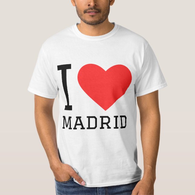I Liebe Madrid T-Shirt (Vorderseite)