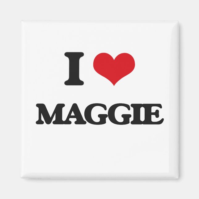 I Liebe Maggie Magnet (Vorne)