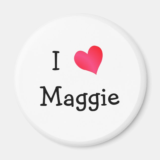 I Liebe Maggie Magnet (Vorne)