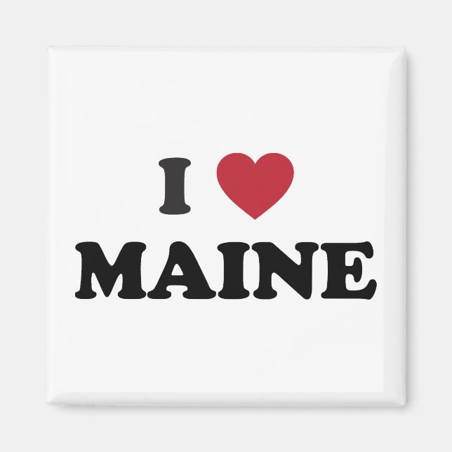 I Liebe Maine Magnet (Vorne)