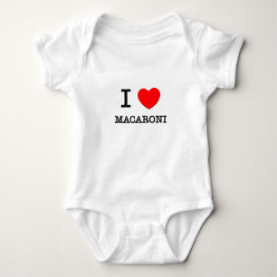 I Liebe-Makkaroni Baby Strampler