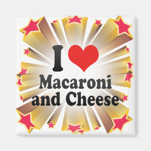 I Liebe-Makkaroni+und Käse Magnet