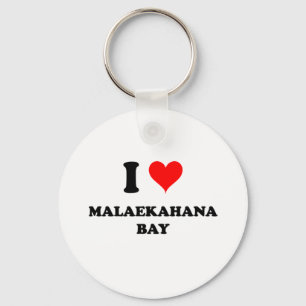 I Liebe Malaekahana Bay Hawaii Schlüsselanhänger