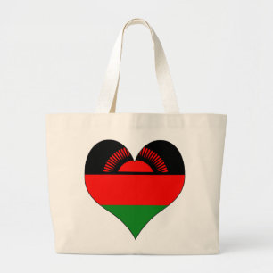 I Liebe Malawi Jumbo Stoffbeutel