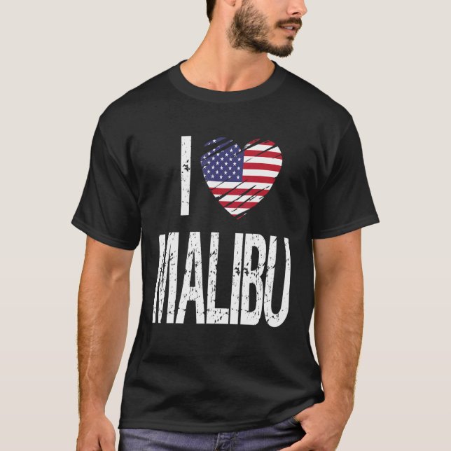 I Liebe Malibu T-Shirt (Vorderseite)