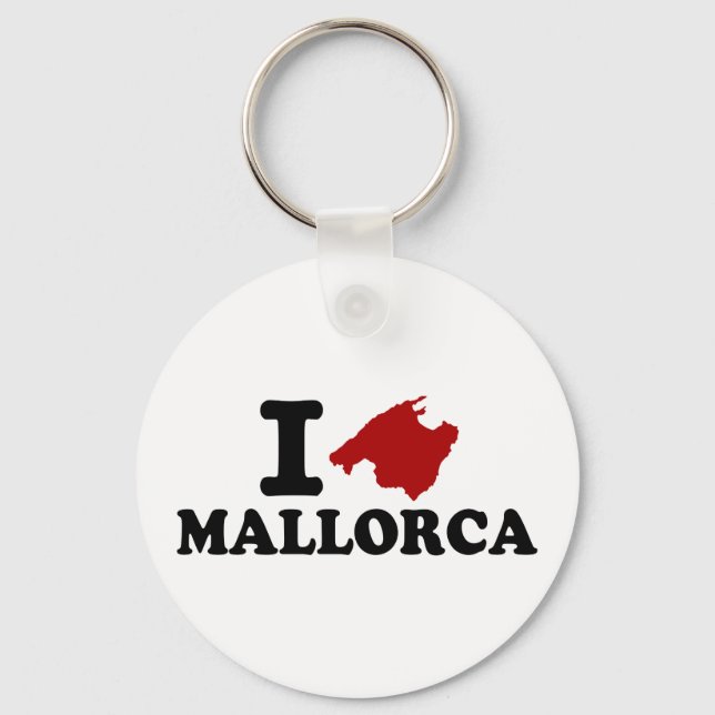 I Liebe Mallorca Schlüsselanhänger (Vorderseite)