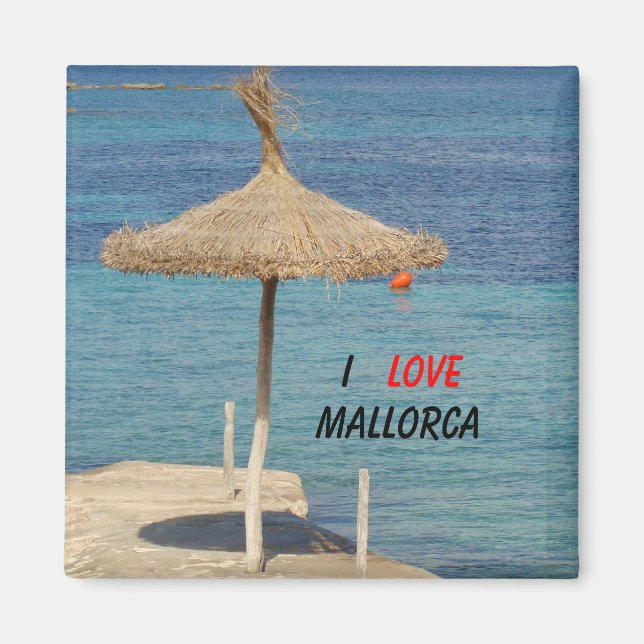 I Liebe Mallorca - Souvenir Magnet (Vorne)