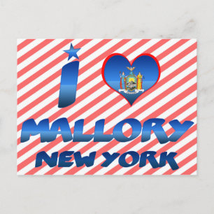I Liebe Mallory, New York Postkarte
