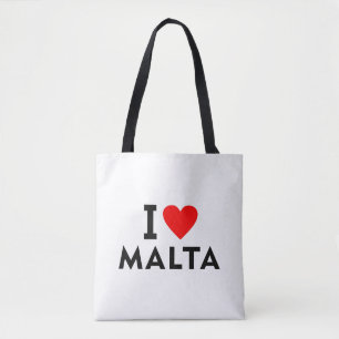 I Liebe Malta Land wie Herztourismus Tasche