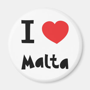 I Liebe Malta Magnet