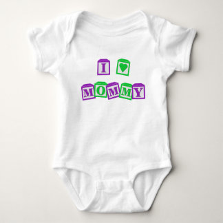 I Liebe-Mama-Bodysuit Baby Strampler
