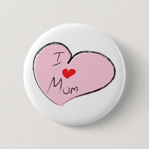I LIEBE MAMA BUTTON