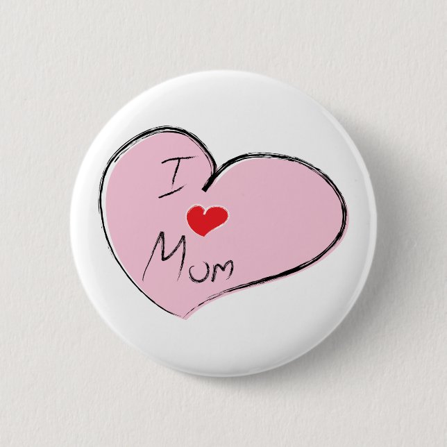 I LIEBE MAMA BUTTON (Vorderseite)