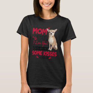 I Liebe Mama Chihuahua Mama Dog Mama Muttertag D T-Shirt