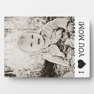 I LIEBE MAMA FOTOPLATTE