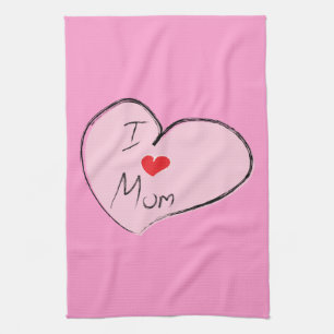 I LIEBE MAMA HANDTUCH