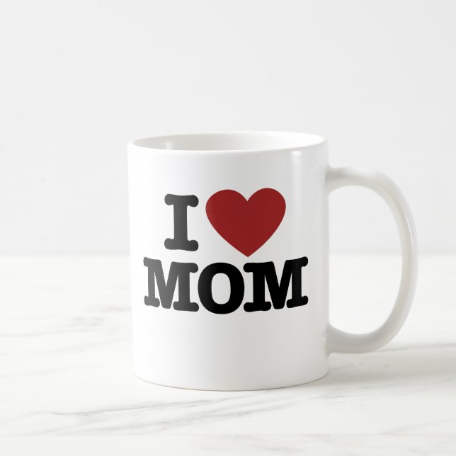 I LIEBE MAMA KAFFEETASSE (Rechts)