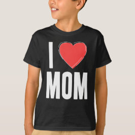 I Liebe MAMA Kinder Shirt - Niedliche und einfache