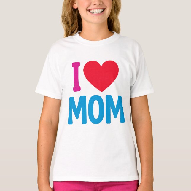 "I LIEBE MAMA" T-Shirt (Vorderseite)