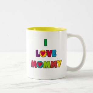 I Liebe-Mama-T - Shirts und Geschenke Zweifarbige Tasse