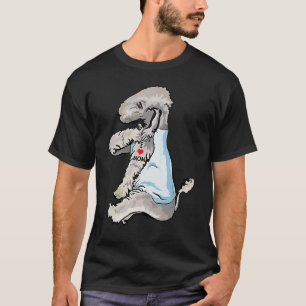 I Liebe Mama Tattoo Bedlington Terrier Mama Dog Wo T-Shirt