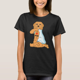 I Liebe Mama Tattoo Cavoodle Mama Hunde Frauen T-Shirt