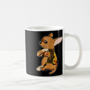 I Liebe Mama Tattoo Chihuahua Hundeshirt Sonnenblu Kaffeetasse