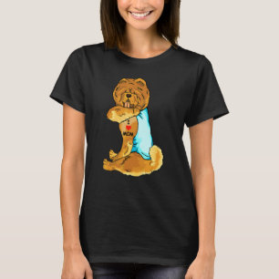 I Liebe Mama Tattoo Chow Mama Hunde Frauen T-Shirt