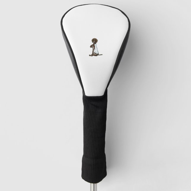 I Liebe Mama Tattoo German Kurzhaarige Mama D Golf Headcover (Vorderseite)