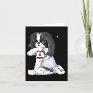 I Liebe Mama Tattoo Japanisch Kinn Mama Dog Lover  Karte