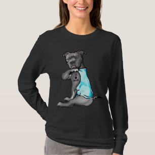 I Liebe Mama Tattoo Pitbull Hund Lover Frauen Gesc T-Shirt