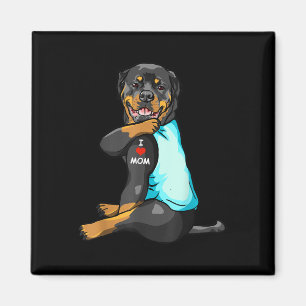 I Liebe Mama Tattoo Rottweiler Mama Hund Lover Fra Magnet