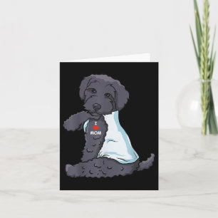 I Liebe Mama Tattoo Schnoodle Mama Hund Lover Frau Karte