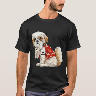 I Liebe Mama Tattoo Shih Tzu Mama Sonniger Muttert T-Shirt