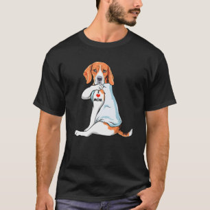 I Liebe Mama Tattoo Treeing Walker Coonhound Mama T-Shirt