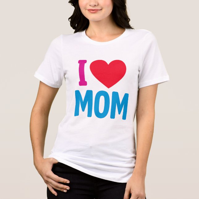 I LIEBE MAMA TSHIRT (Vorderseite)