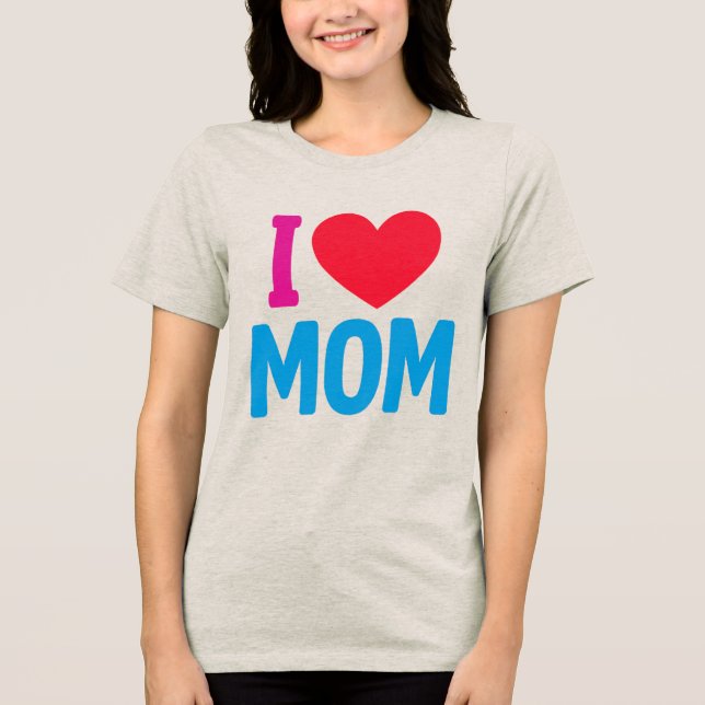 I LIEBE MAMA TSHIRT (Vorderseite)