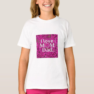 I LIEBE MAMA VATER T Shirt Trend