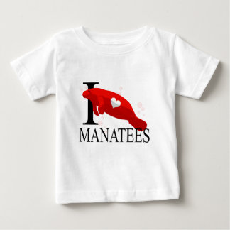 I Liebe-Manatis-Babys Baby T-shirt