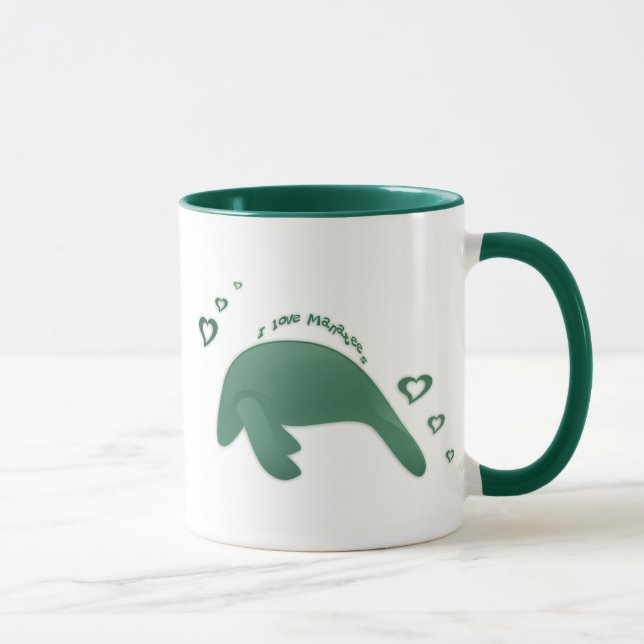 I Liebe-Manatis-Tasse Tasse (Rechts)