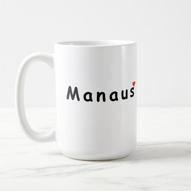 I Liebe Manaus Kaffeetasse (Links)