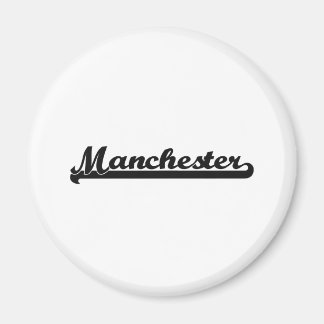 I Liebe Manchester New Hampshire Classic Design Magnet