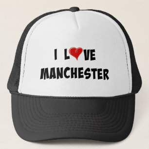 I Liebe Manchester Truckerkappe