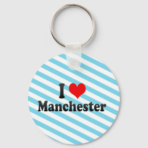 I Liebe Manchester, Vereinigtes Königreich Schlüsselanhänger