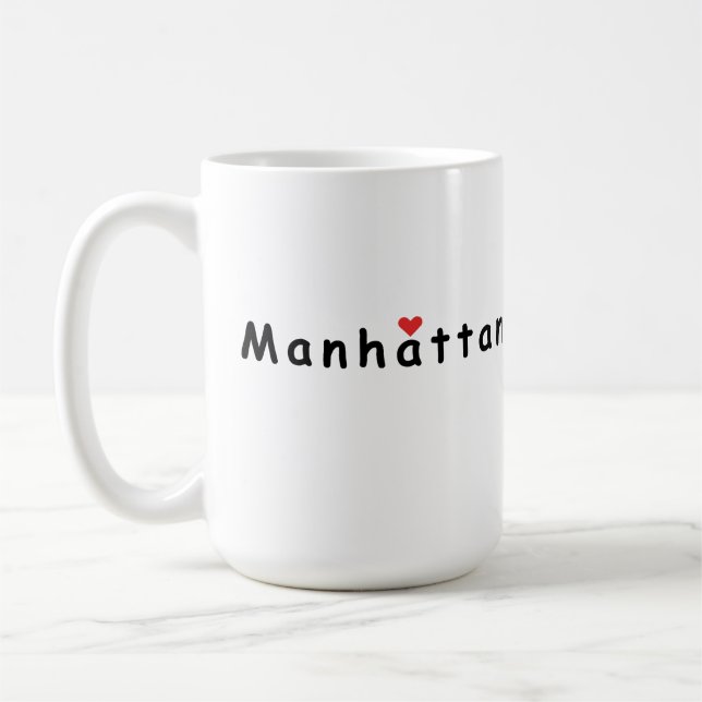 I Liebe Manhattan Kaffeetasse (Links)