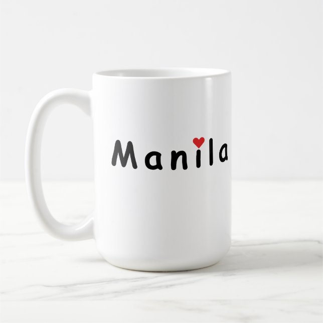 I Liebe Manila Kaffeetasse (Links)