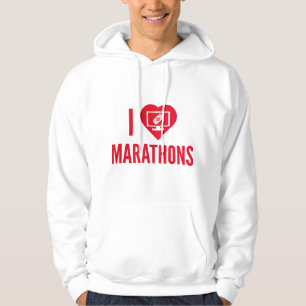 I Liebe Marathons Hoodie